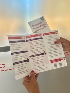 Detalle de los nuevos folletos accesibles