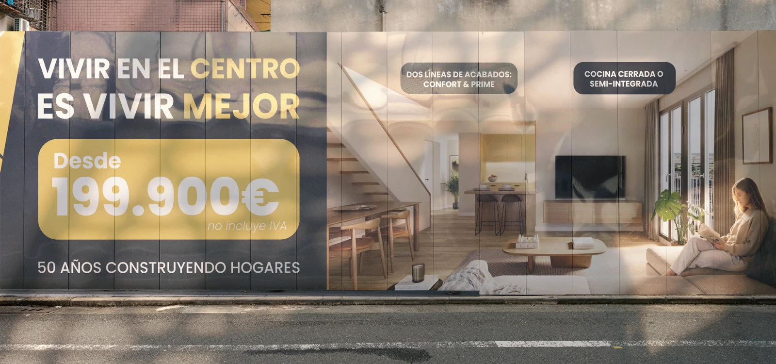 Diseño valla de obra Residencial Florencia